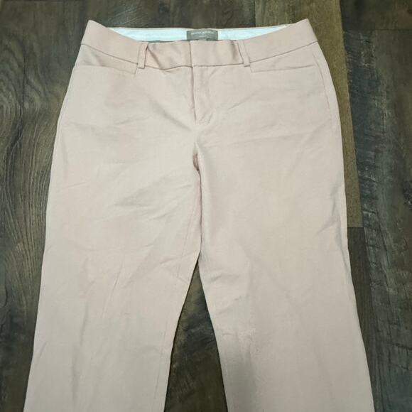 Banana Republic Sloan Pink Slim Stretch Pants Women’s 8 Ankle Career Trousers - Picture 2 of 9